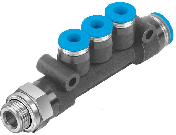 Pneumatic push in Fittings connection technology